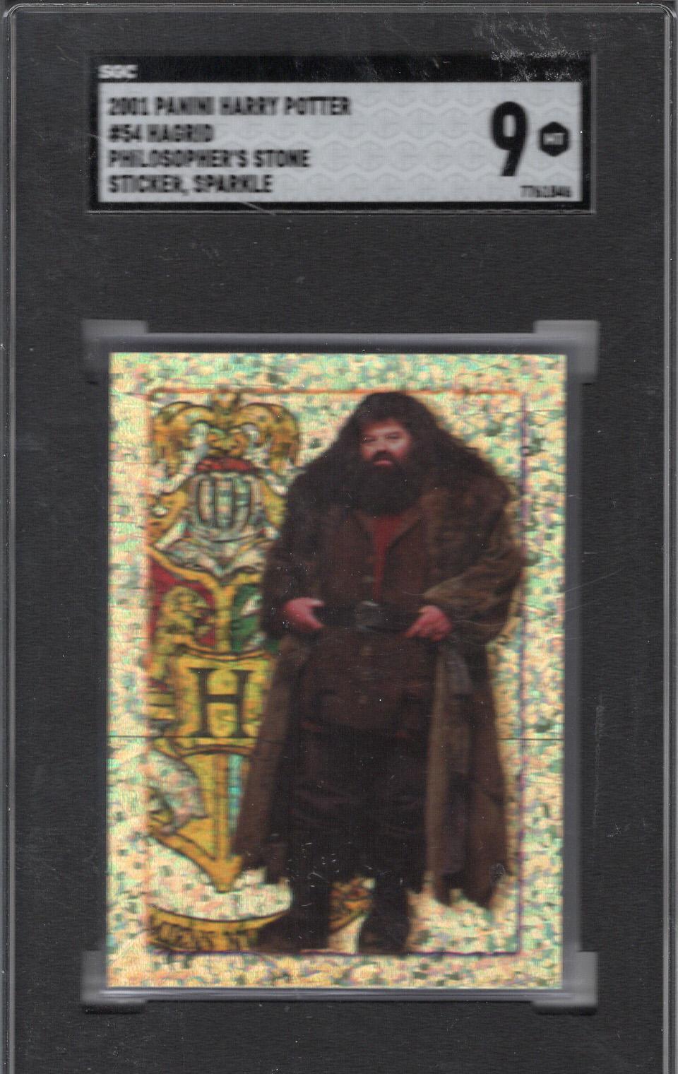 2001 Panini Harry Potter Philosopher's Stone Rubeus Hagrid SGC 9