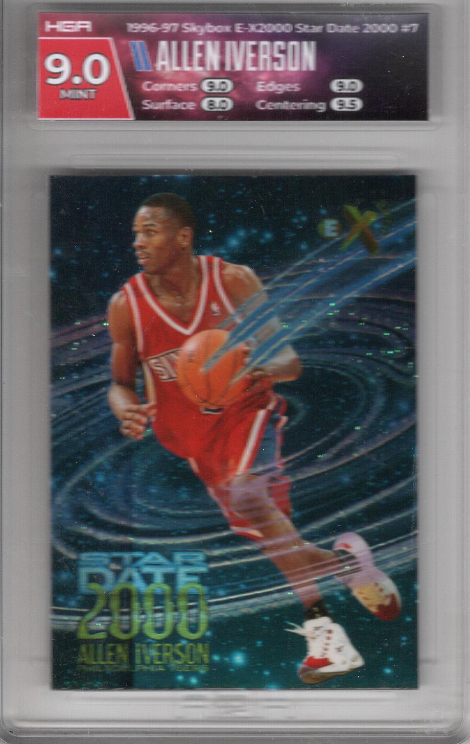 1996-97 E-X2000 Star Date 2000 RC Allen Iverson HGA 9