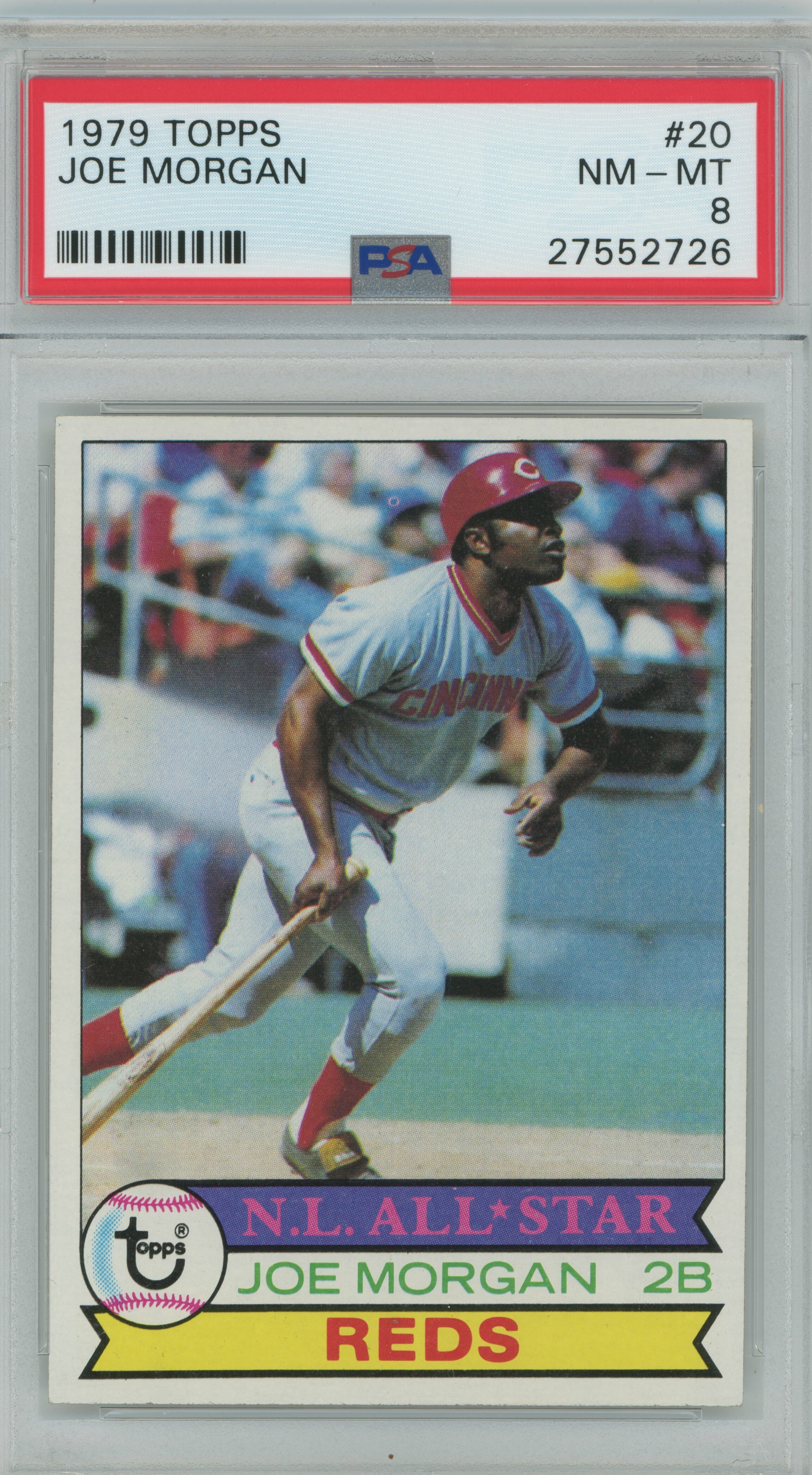 1979 Topps Joe Morgan PSA 8