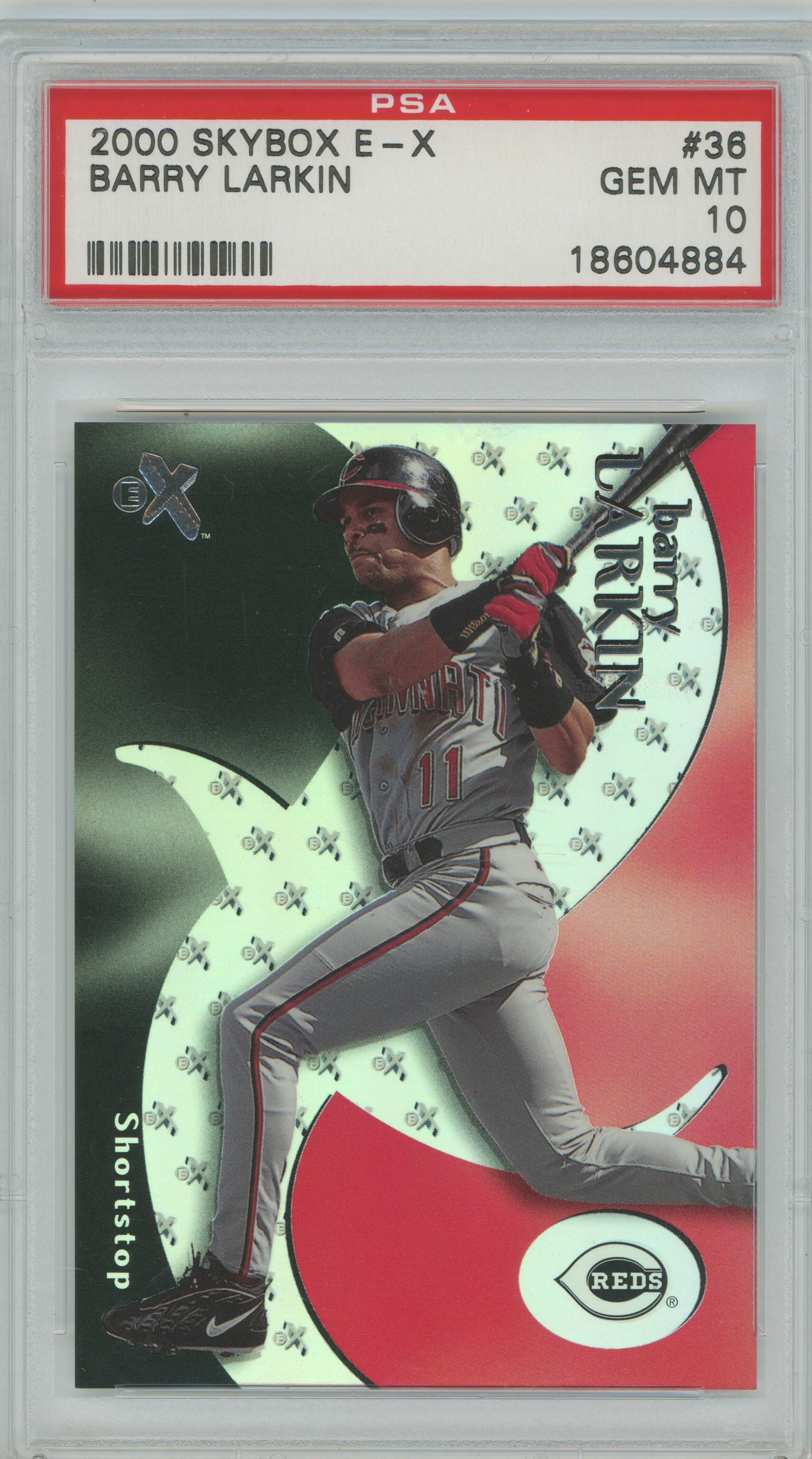 2000 E-X Barry Larkin PSA 10