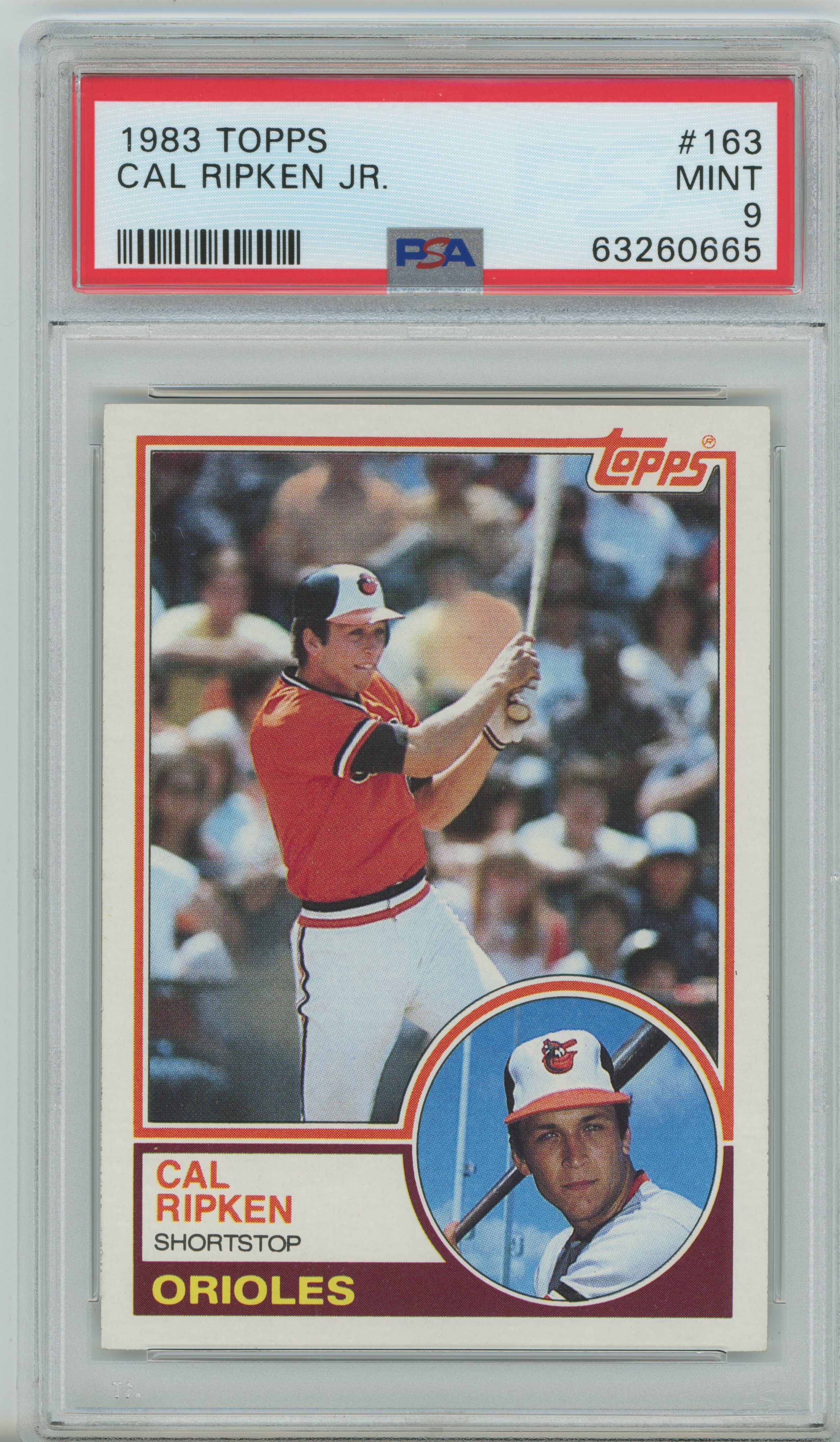 1983 Topps Cal Ripken Jr. PSA 9