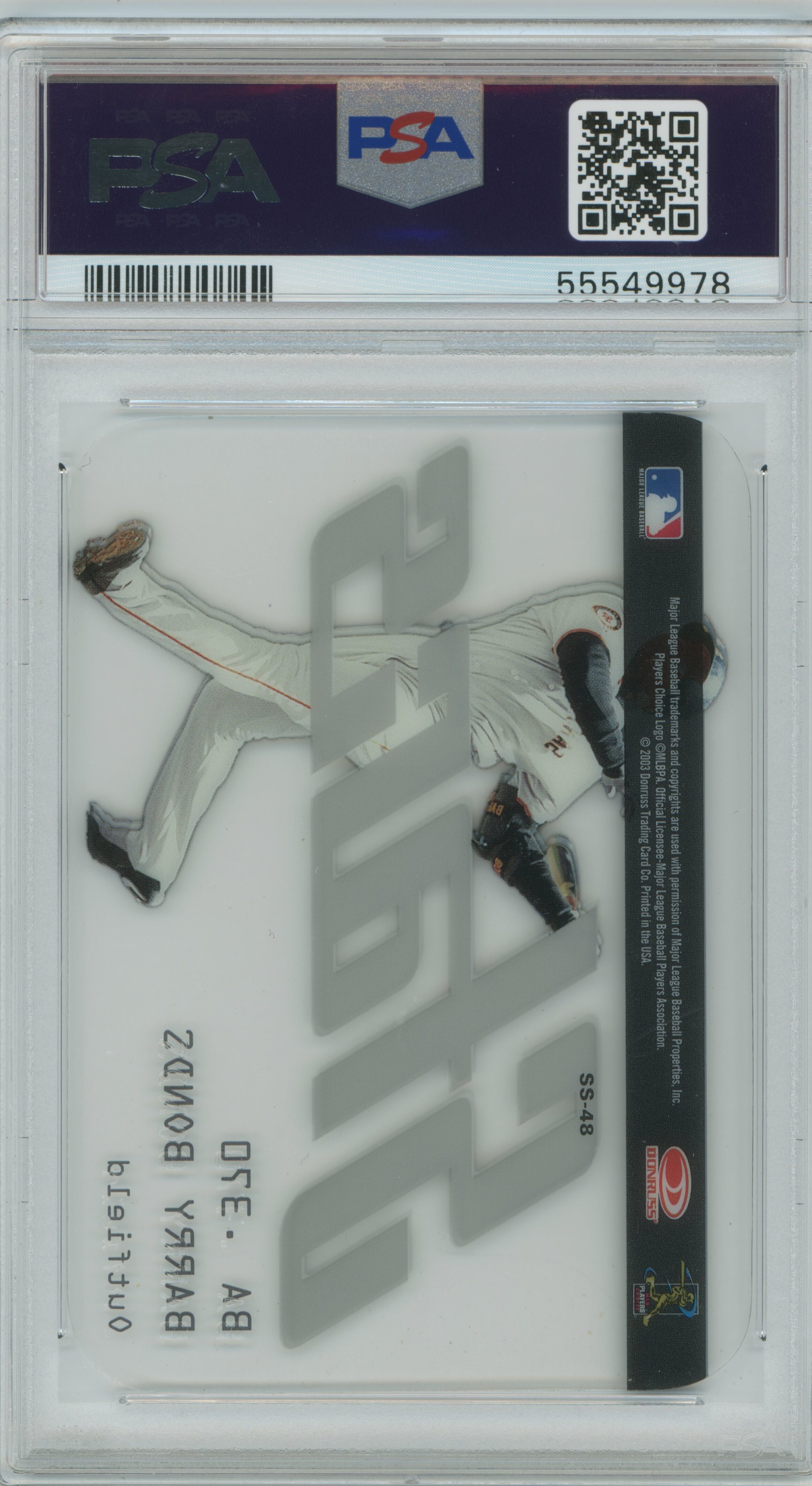 2003 Studio Stars Barry Bonds PSA 9