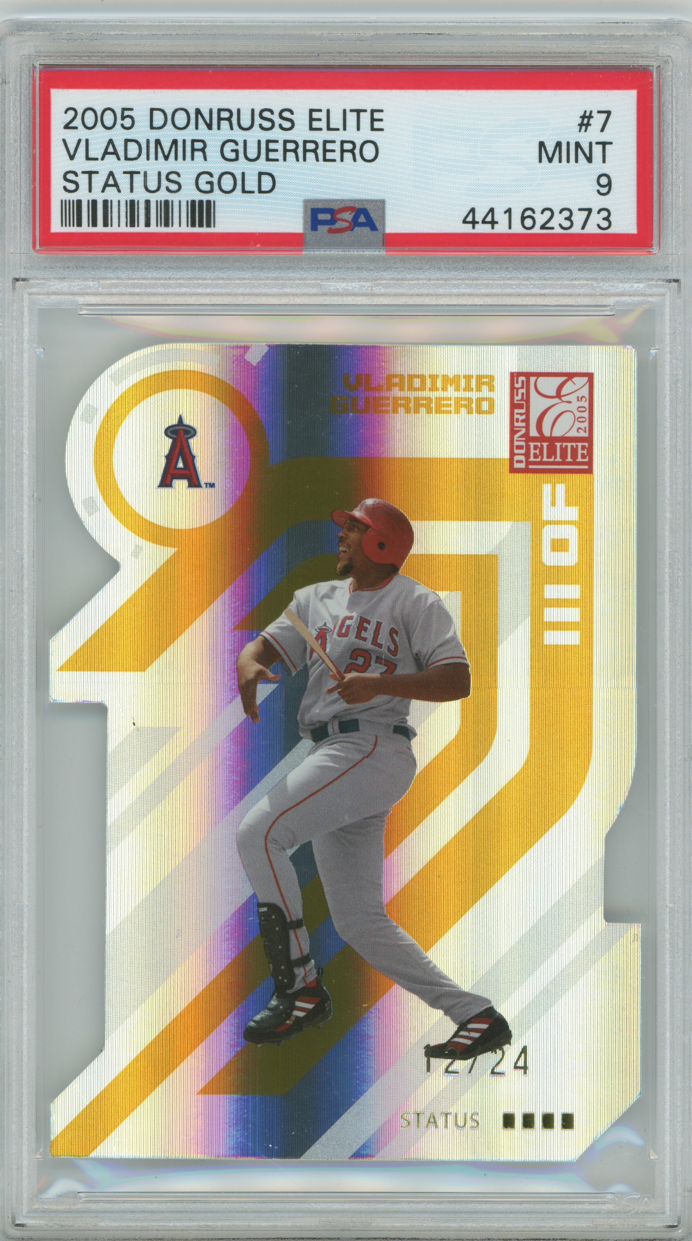 2005 Elite Status Gold Vladimir Guerrero PSA 9