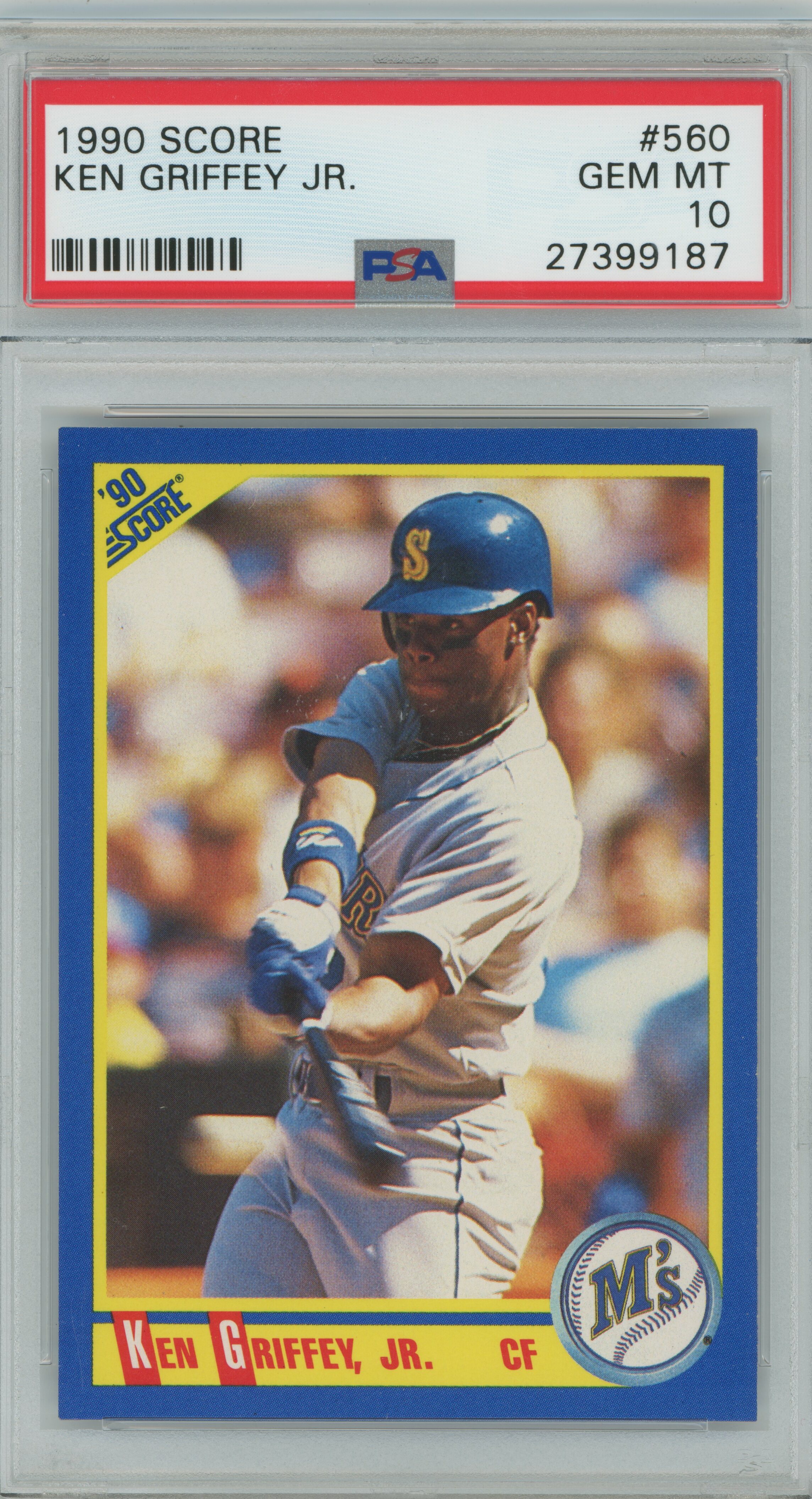 1990 Score Ken Griffey Jr. PSA 10