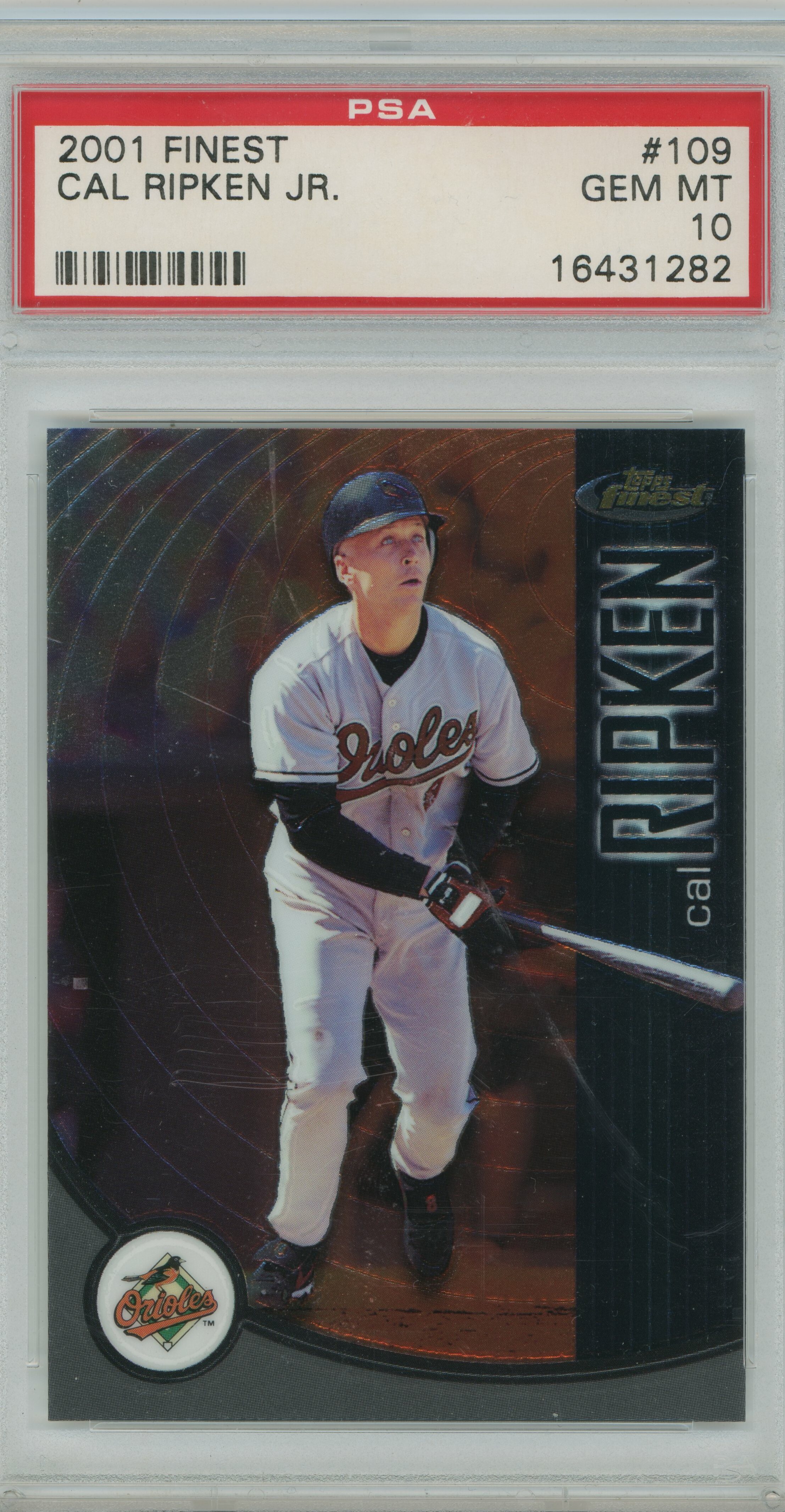 2001 Finest Cal Ripken Jr. PSA 10