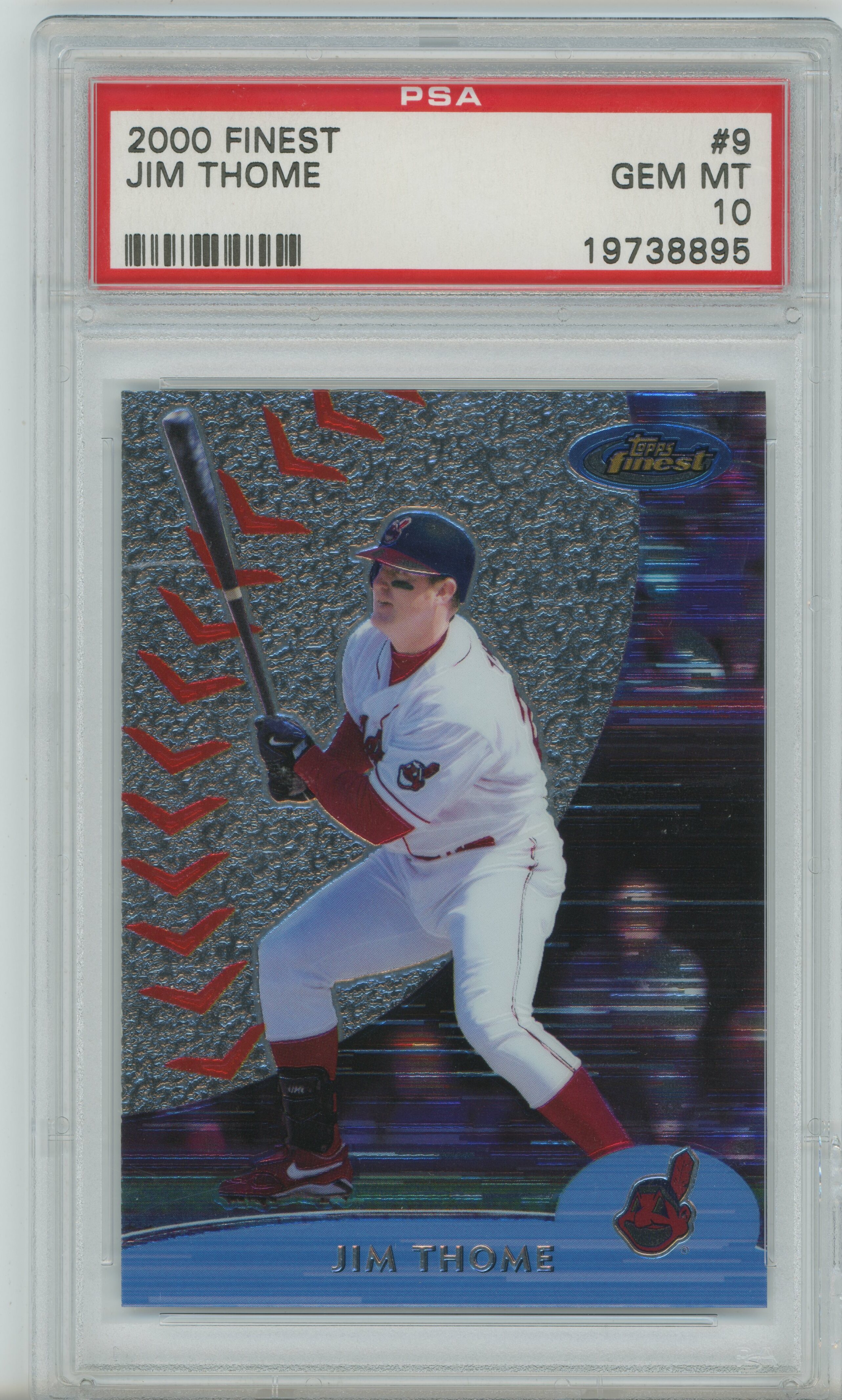 2000 Finest Jim Thome PSA 10