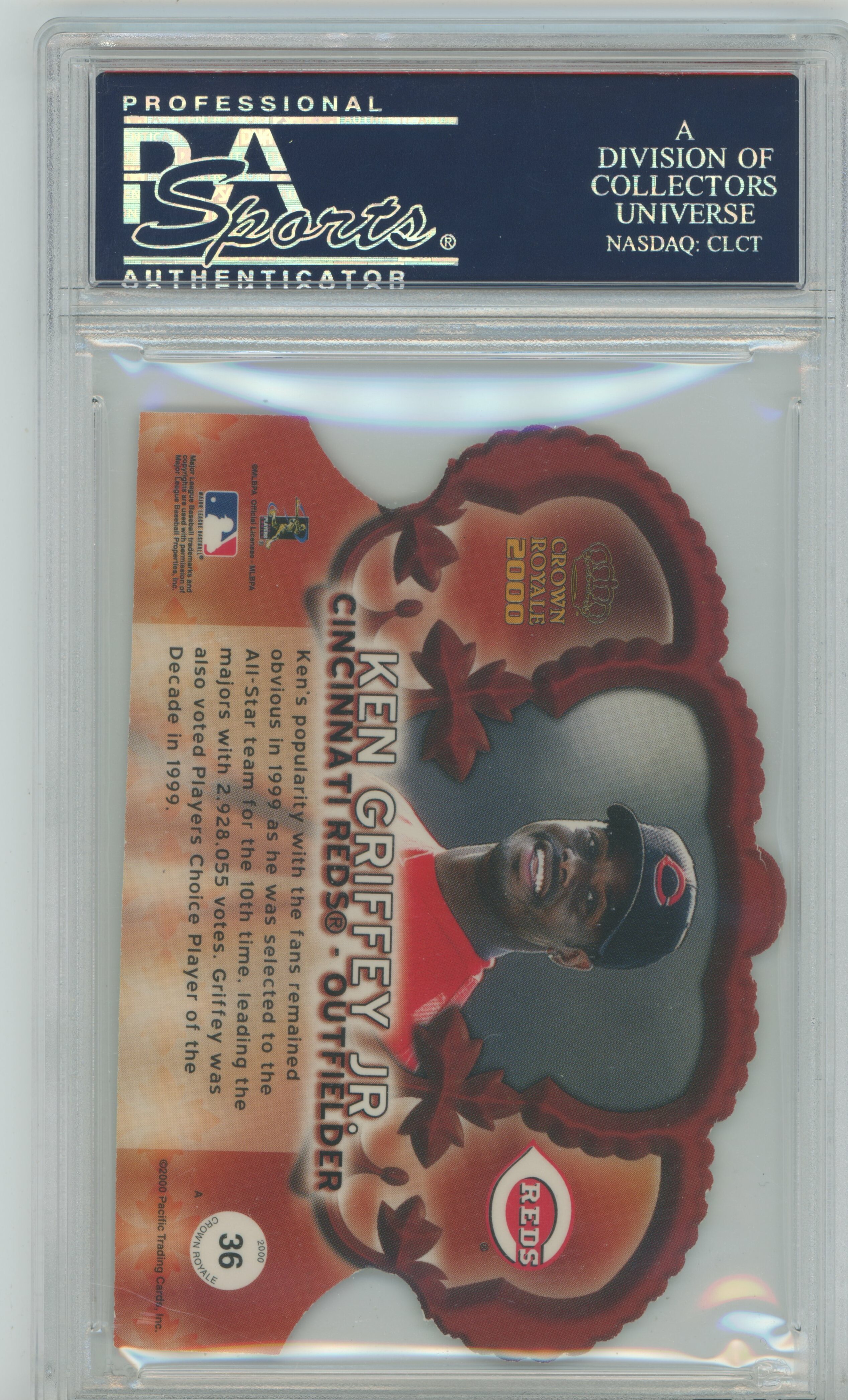 2000 Pacific Crown Royale Ken Griffey Jr. PSA 10