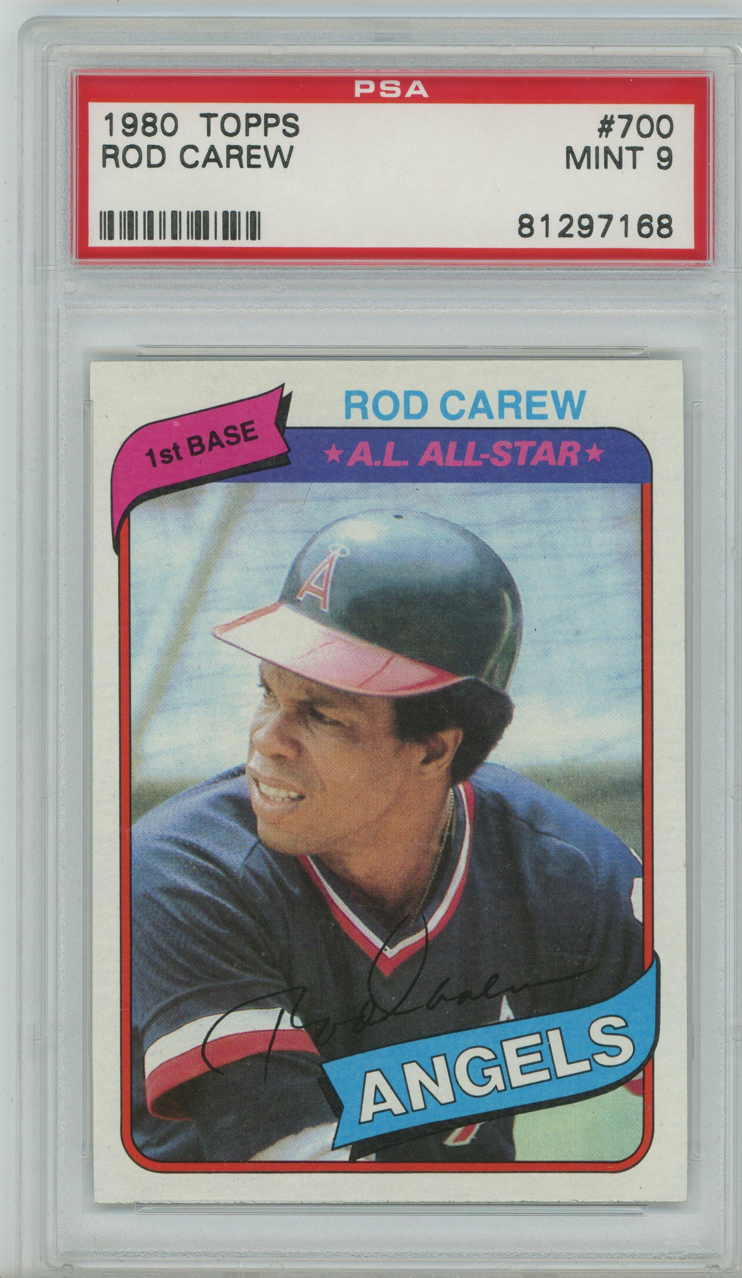 1980 Topps Rod Carew PSA 9