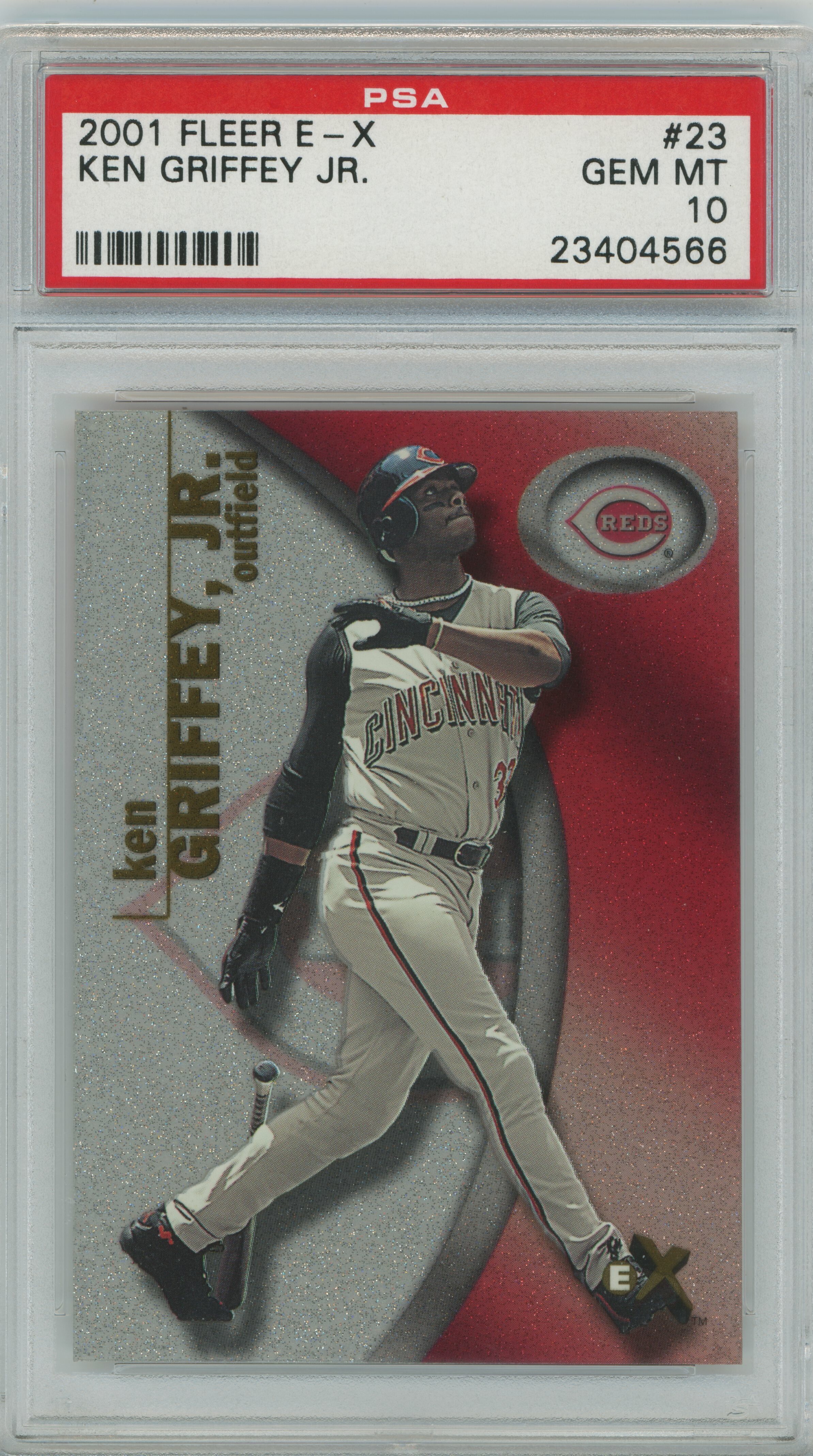 2001 E-X Ken Griffey Jr. PSA 10