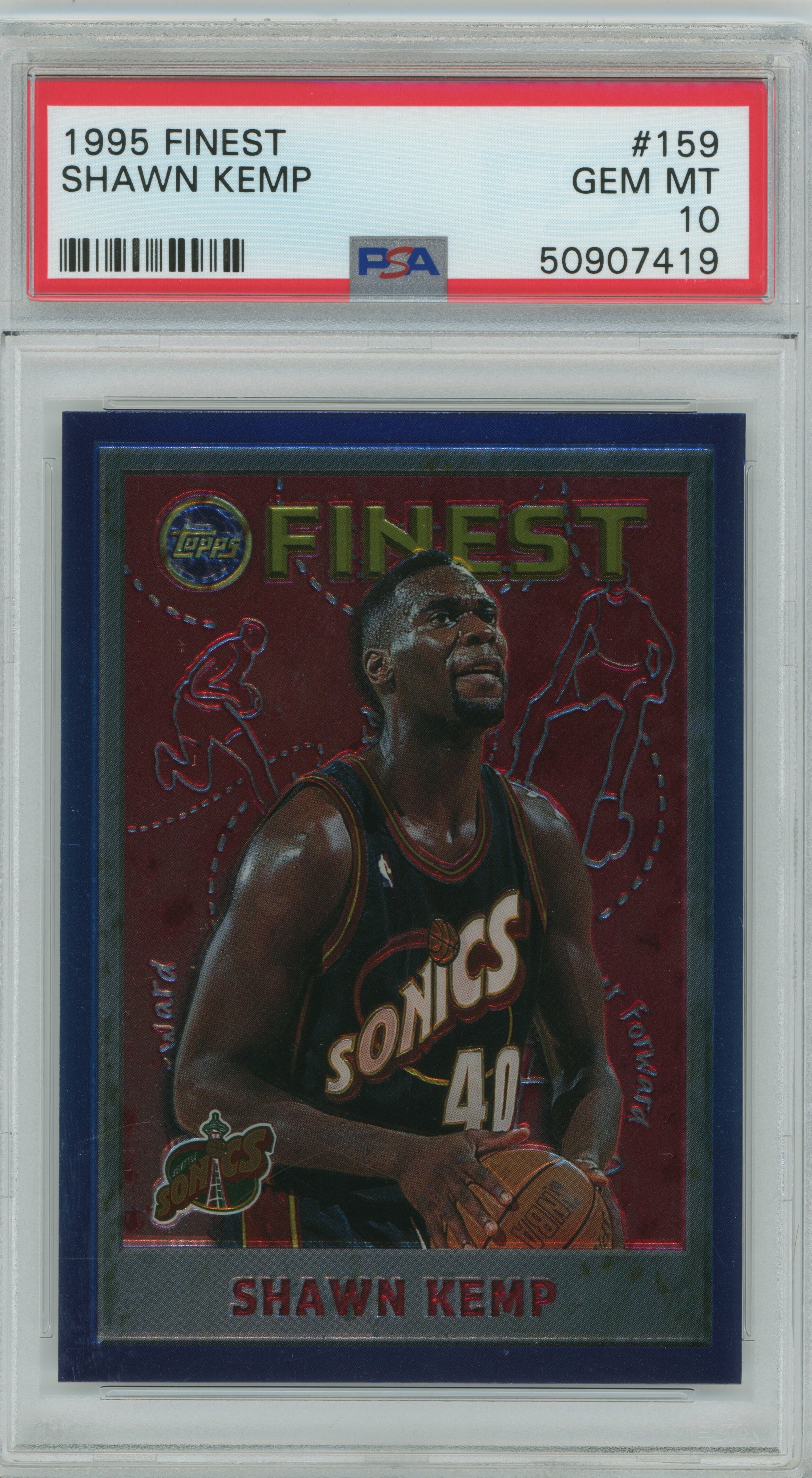 1995-96 Finest Shawn Kemp PSA 10