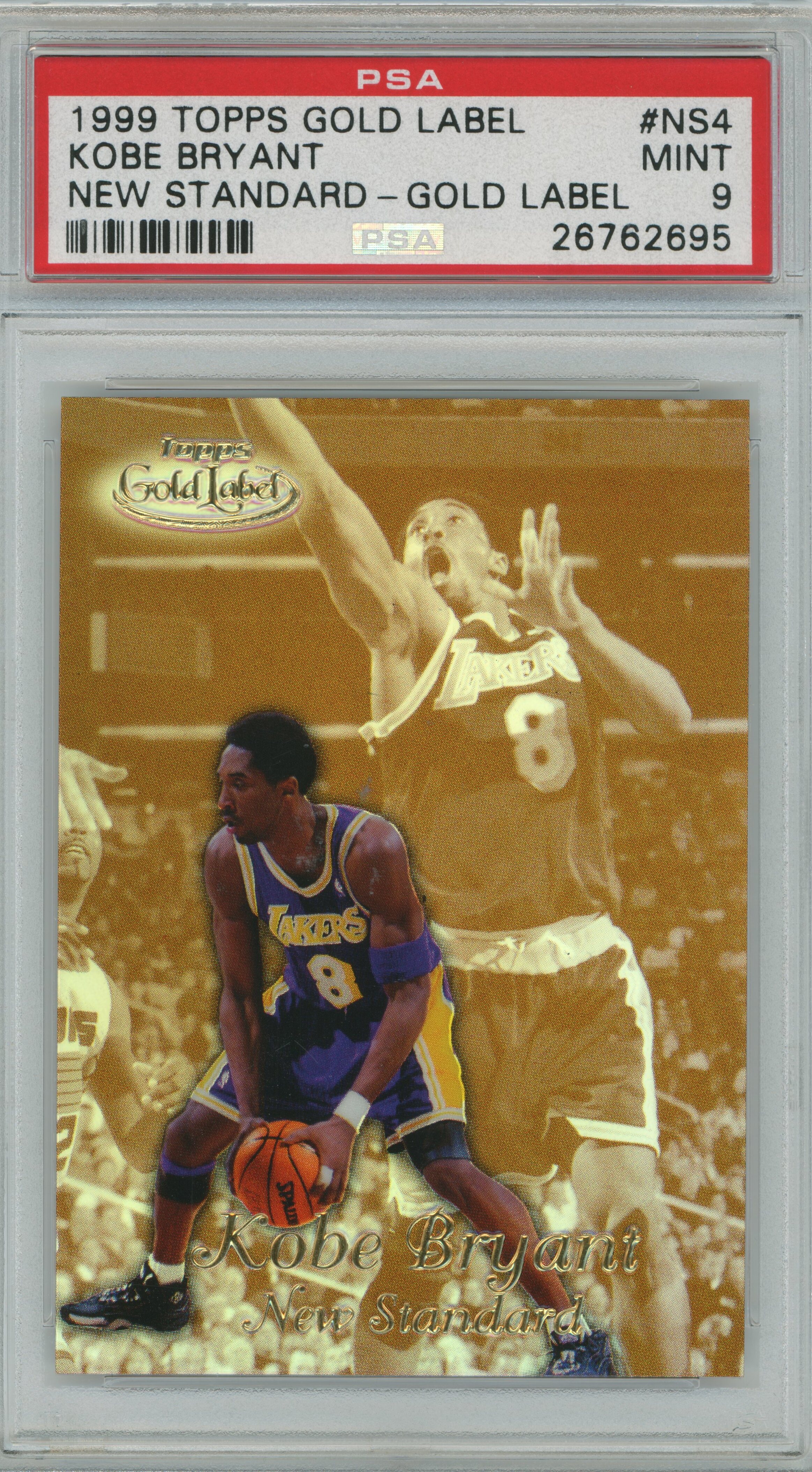 1999-00 Gold Label New Standard Gold Label Kobe Bryant PSA 9