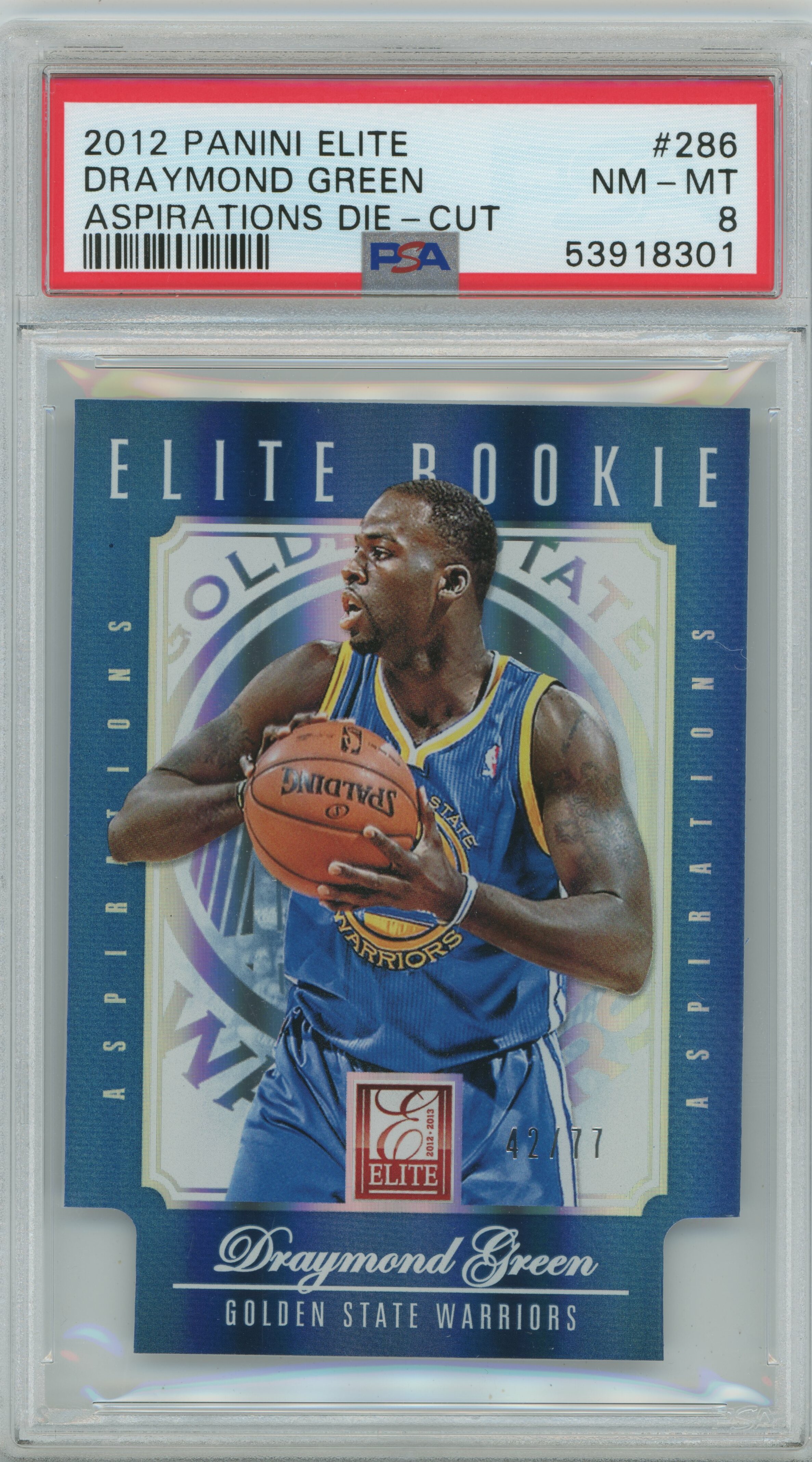 2012-13 Elite Aspirations RC Draymond Green PSA 8