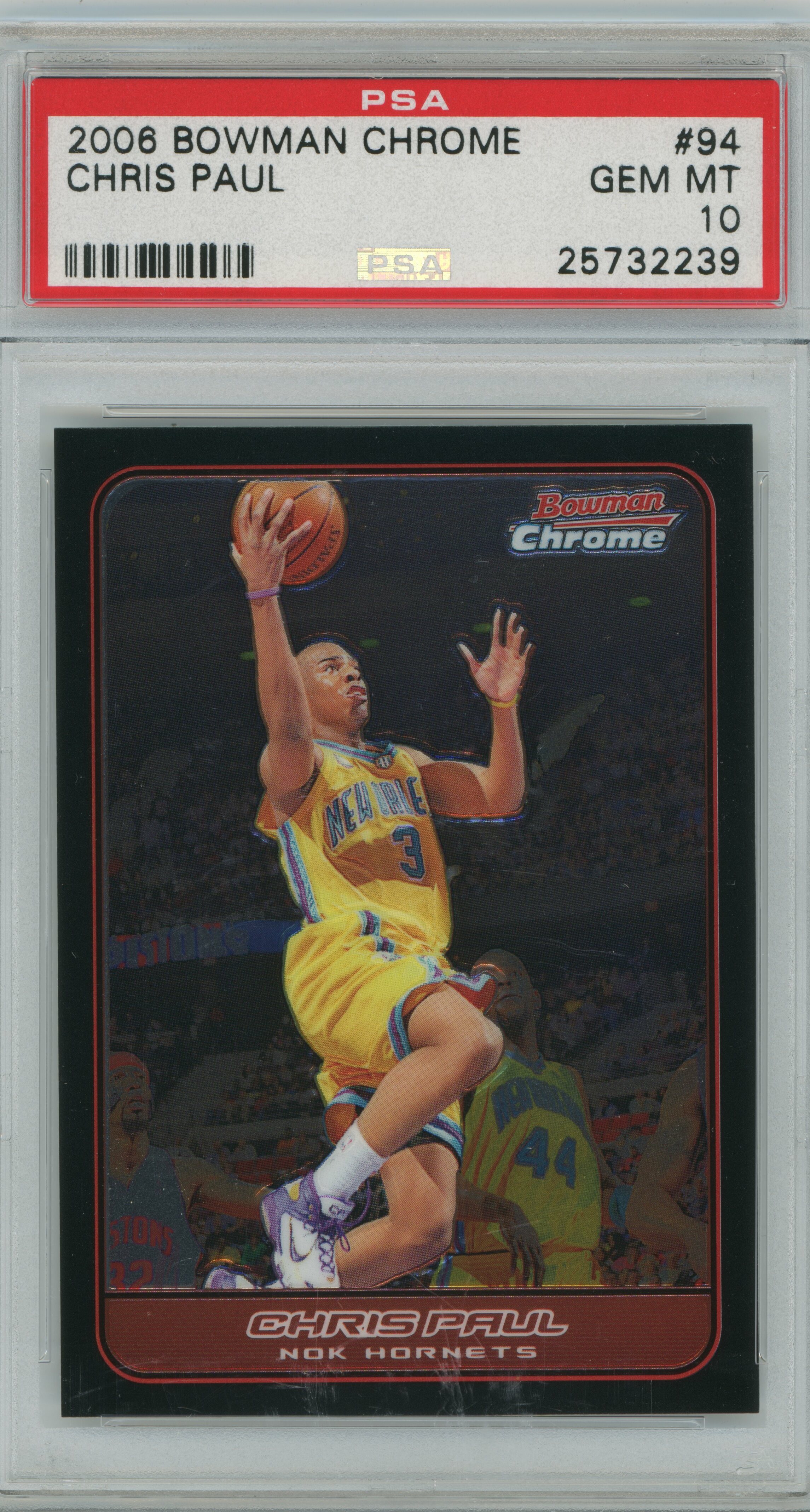 2006-07 Bowman Chrome Chris Paul PSA 10