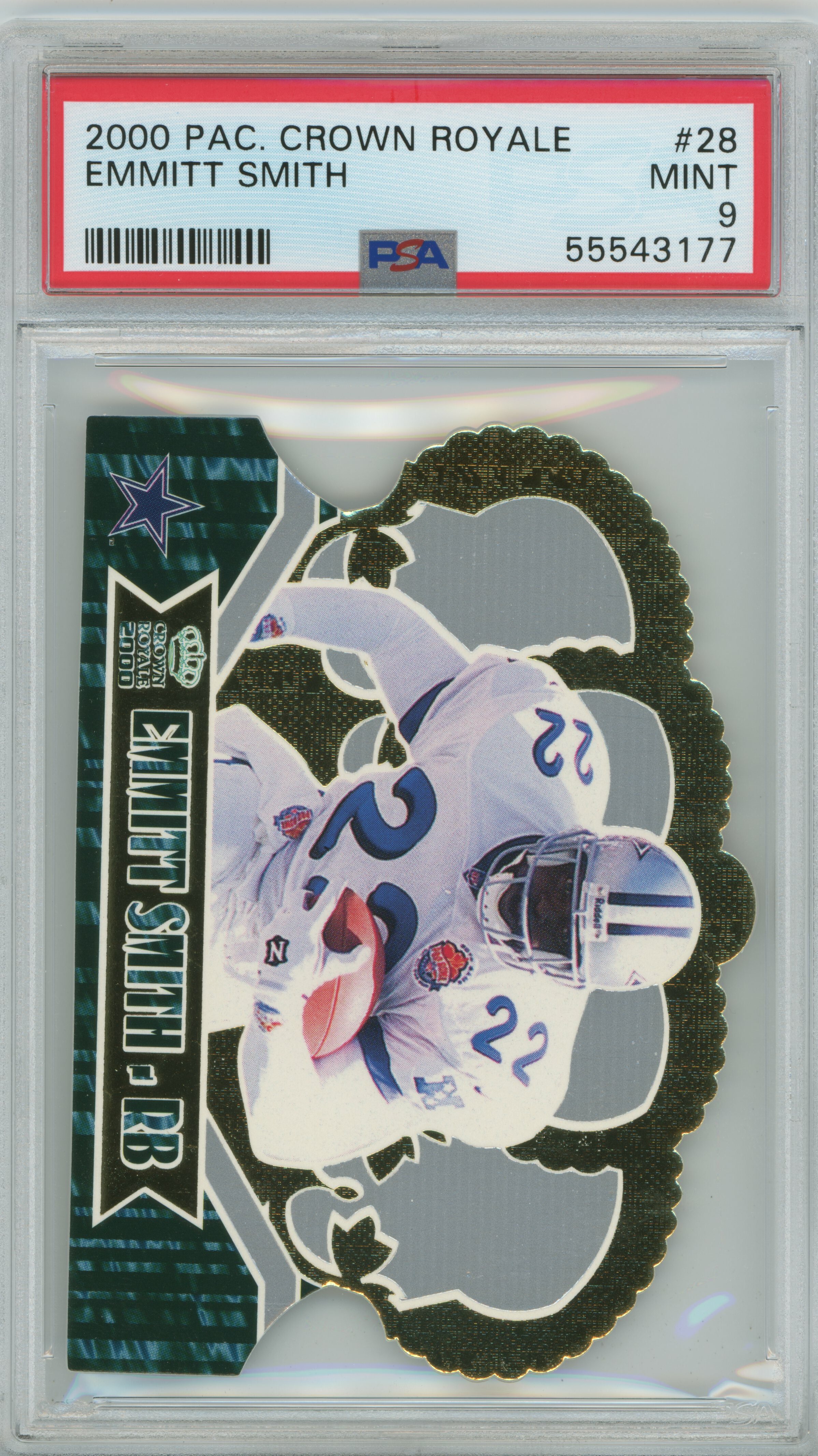 2000 Crown Royale Emmitt Smith PSA 9