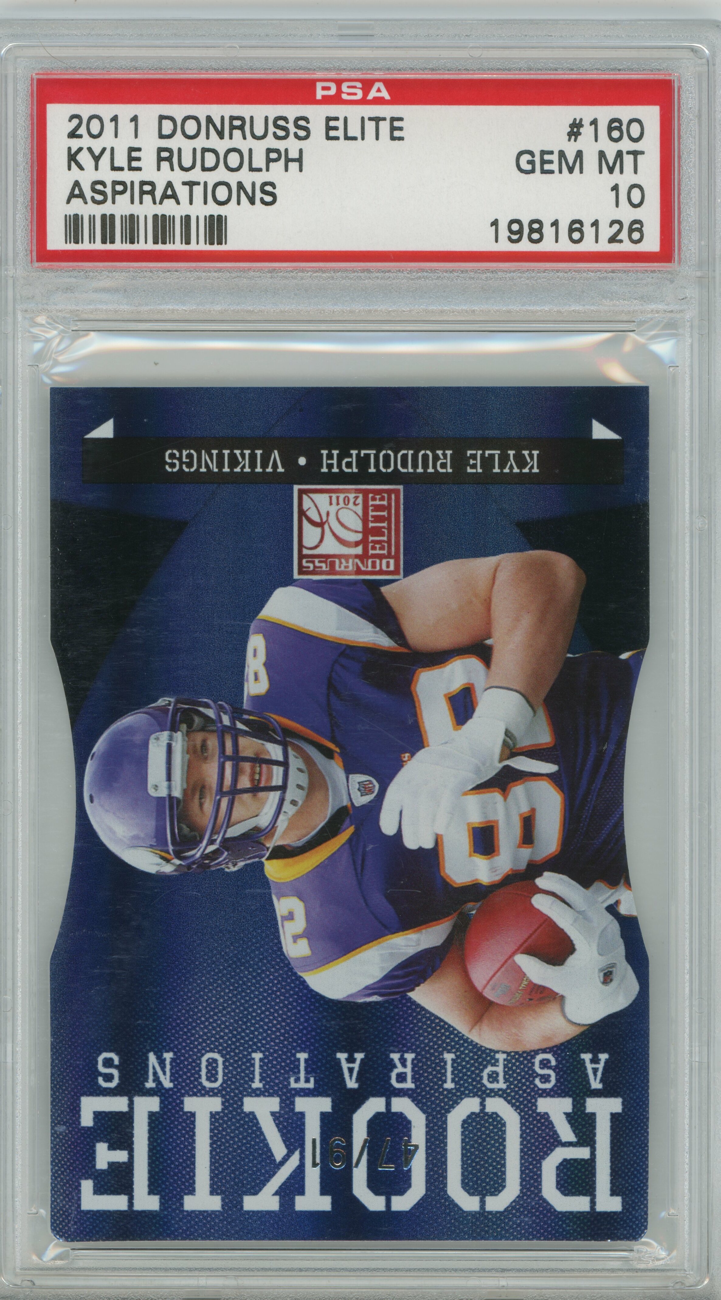 2011 Elite Aspirations Kyle Rudolph PSA 10