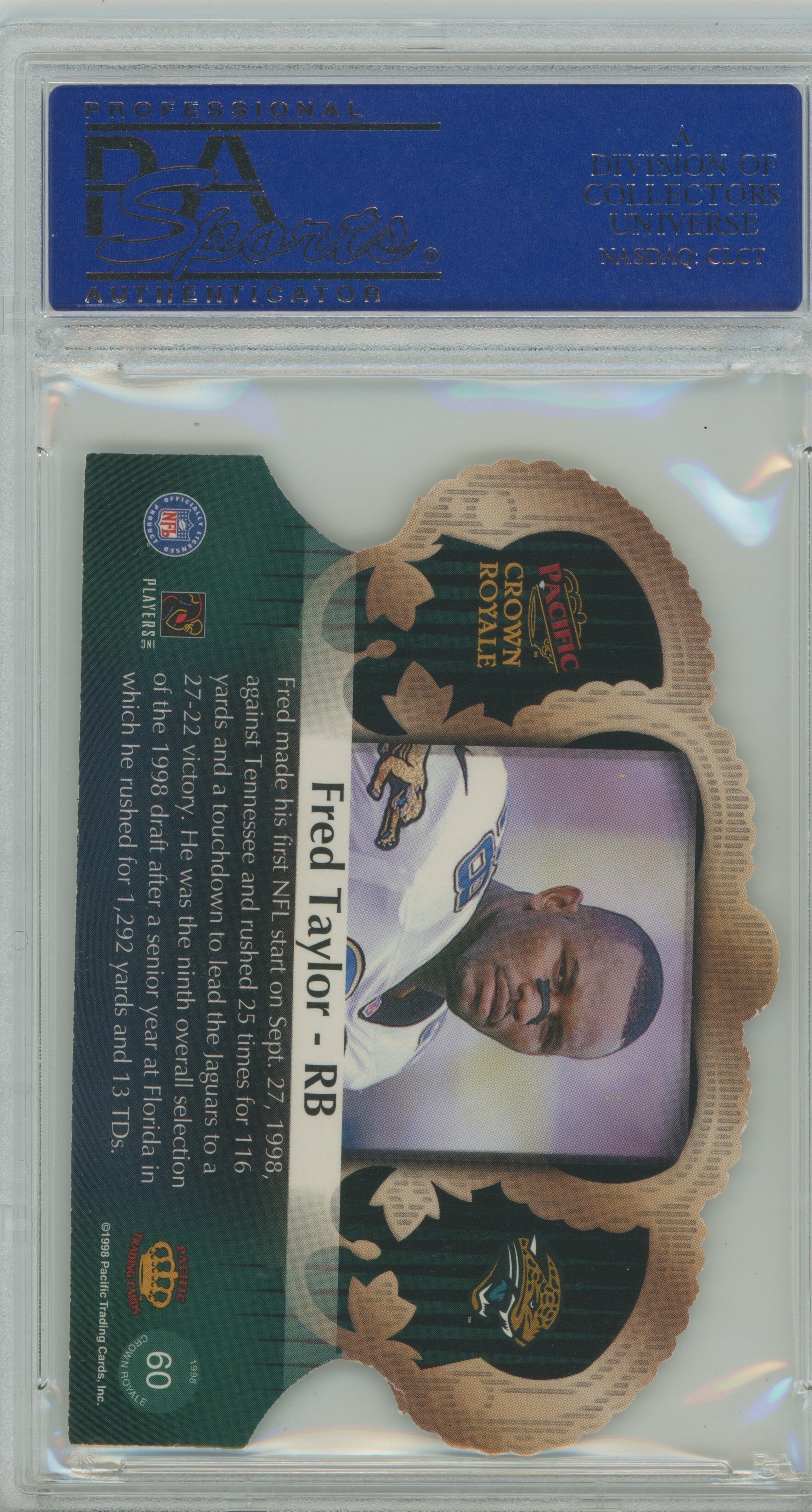 1998 Crown Royale RC Fred Taylor PSA 9