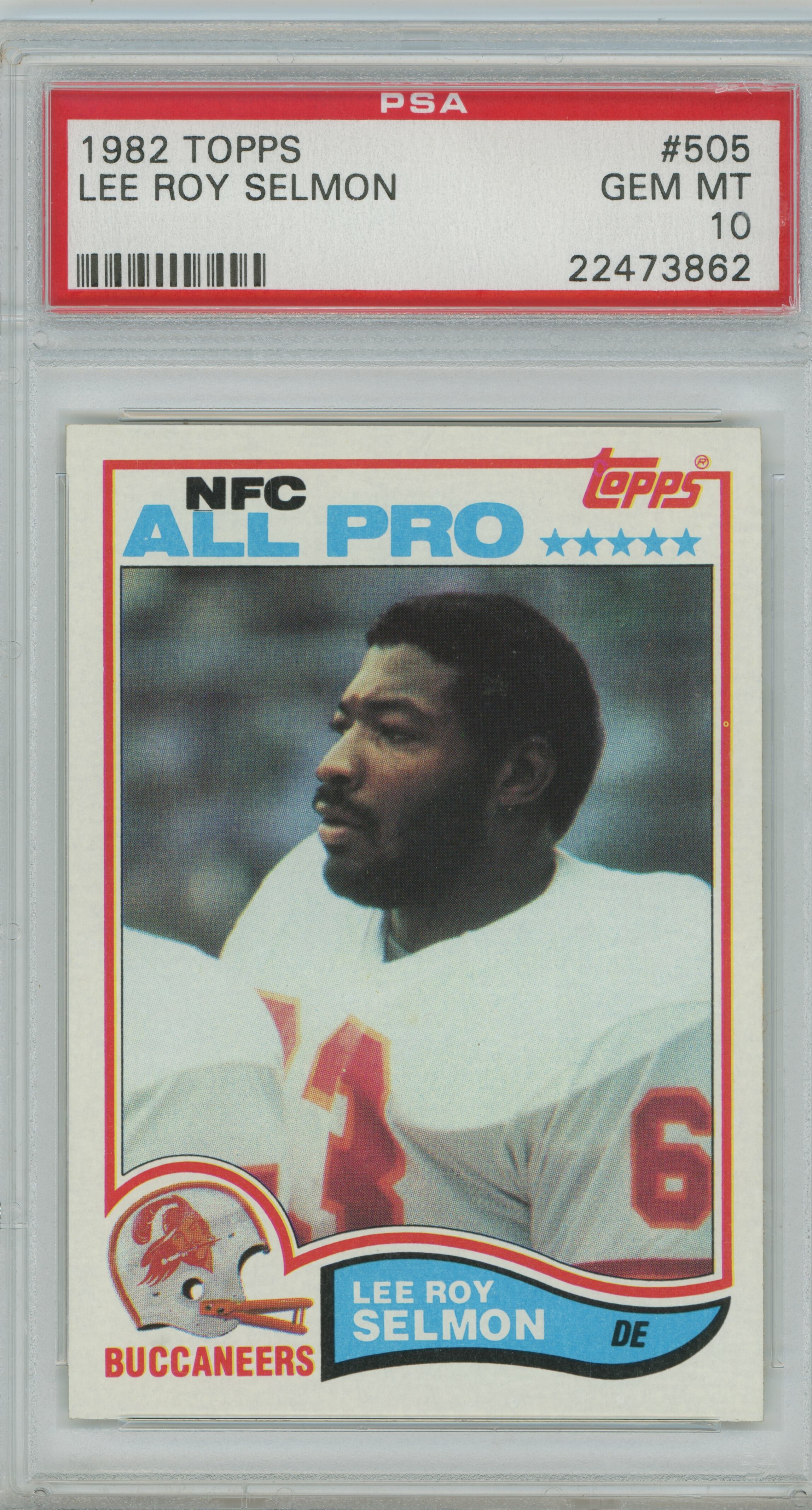 1982 Topps Lee Roy Selmon PSA 10