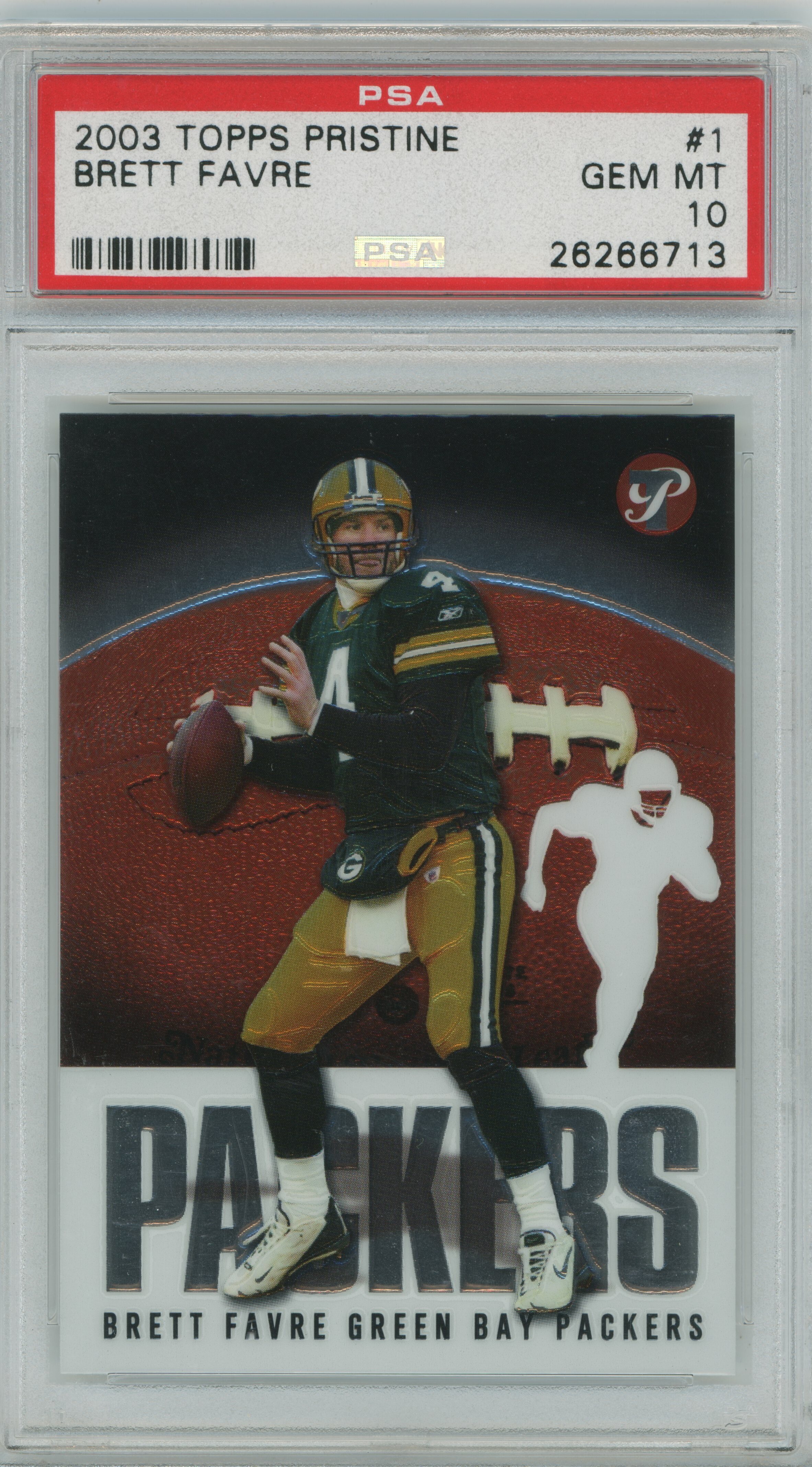 2003 Pristine Brett Favre PSA 10