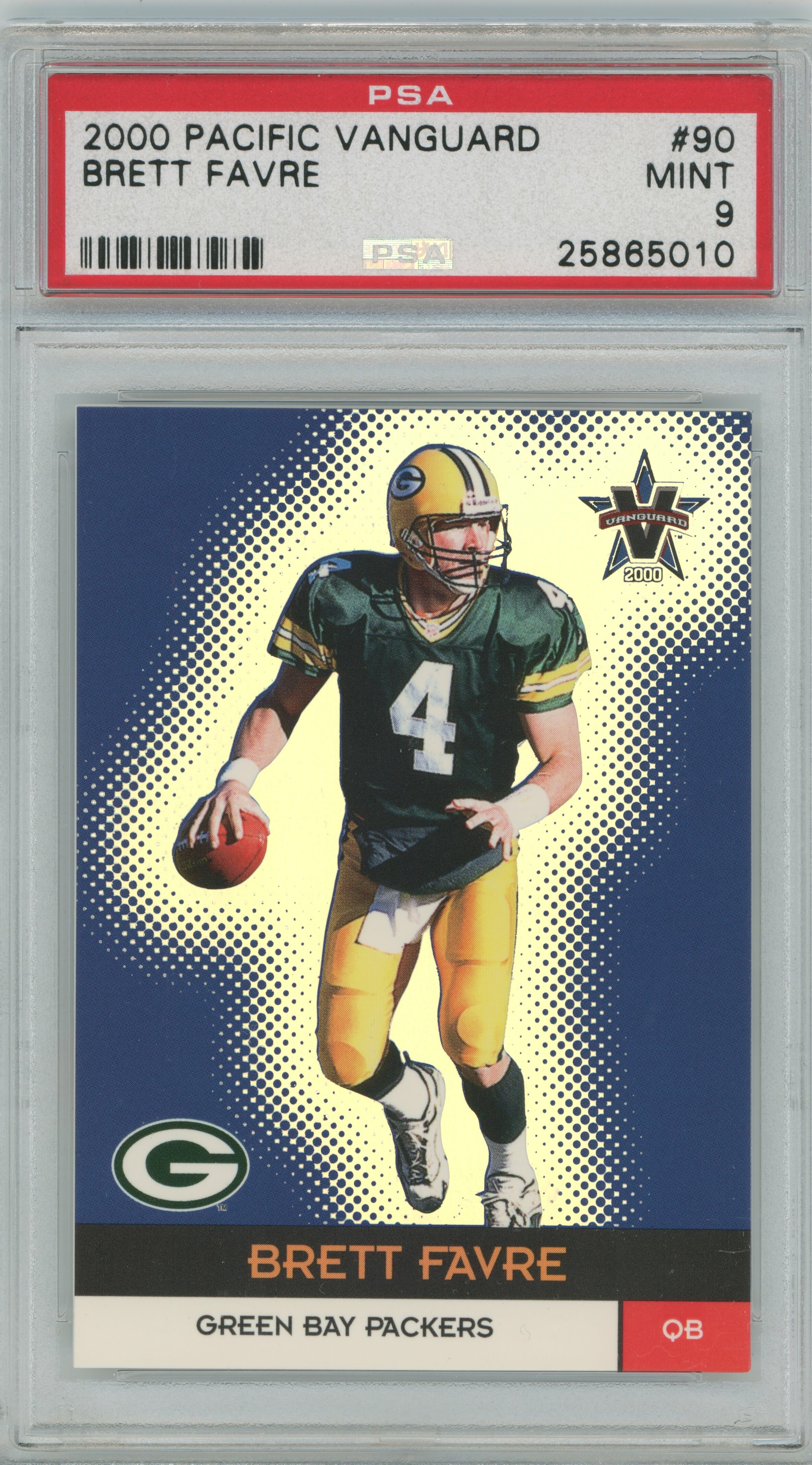 2000 Vanguard Brett Favre PSA 9