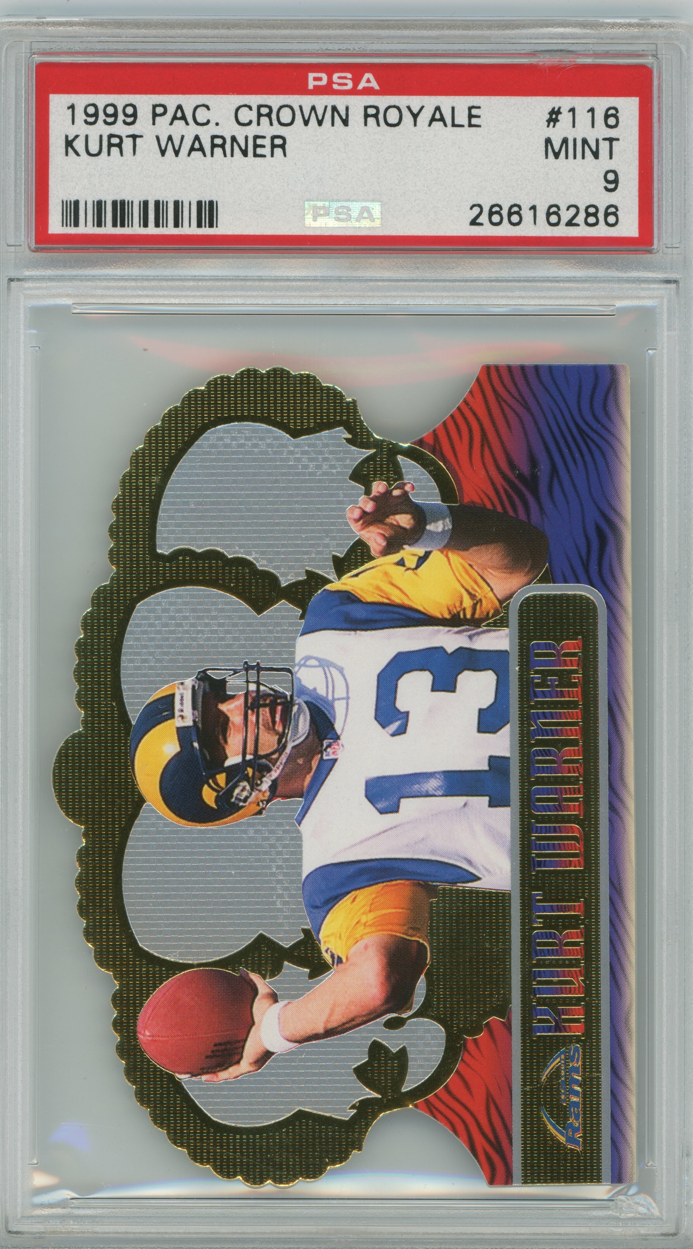 1999 Crown Royale RC Kurt Warner PSA 9