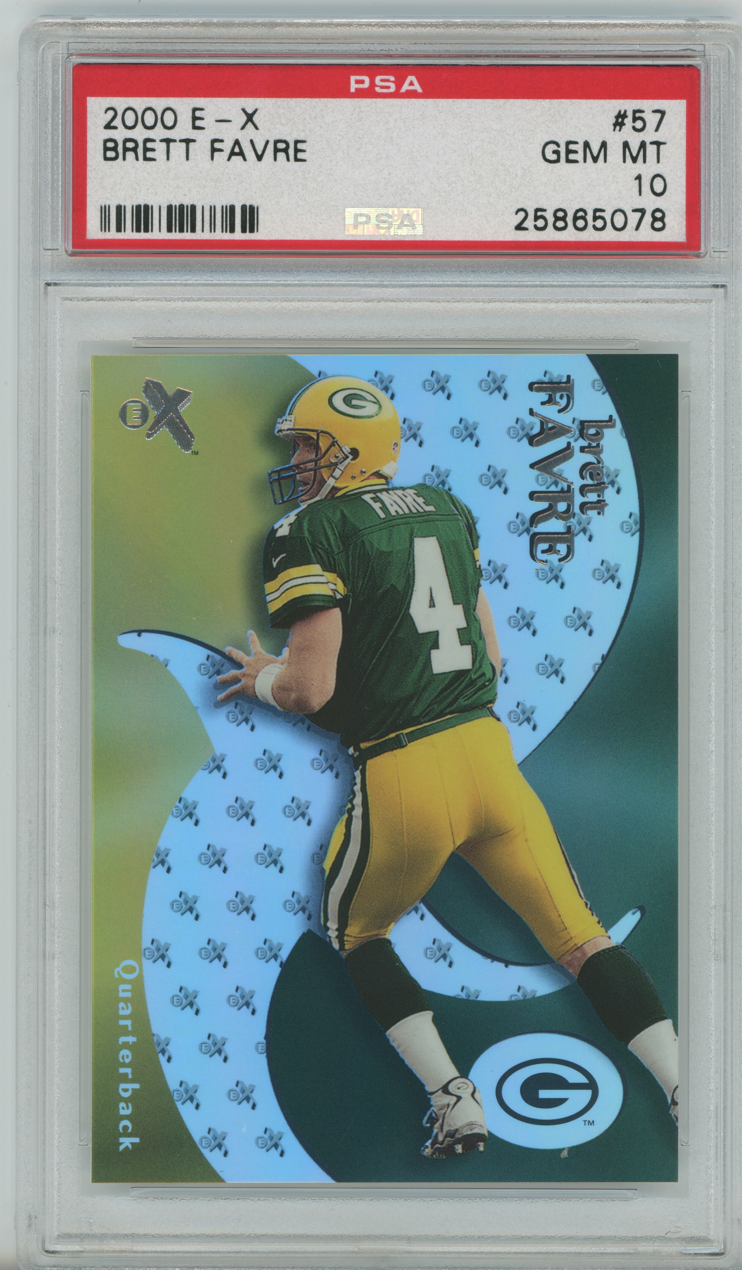 2000 E-X Brett Favre PSA 10