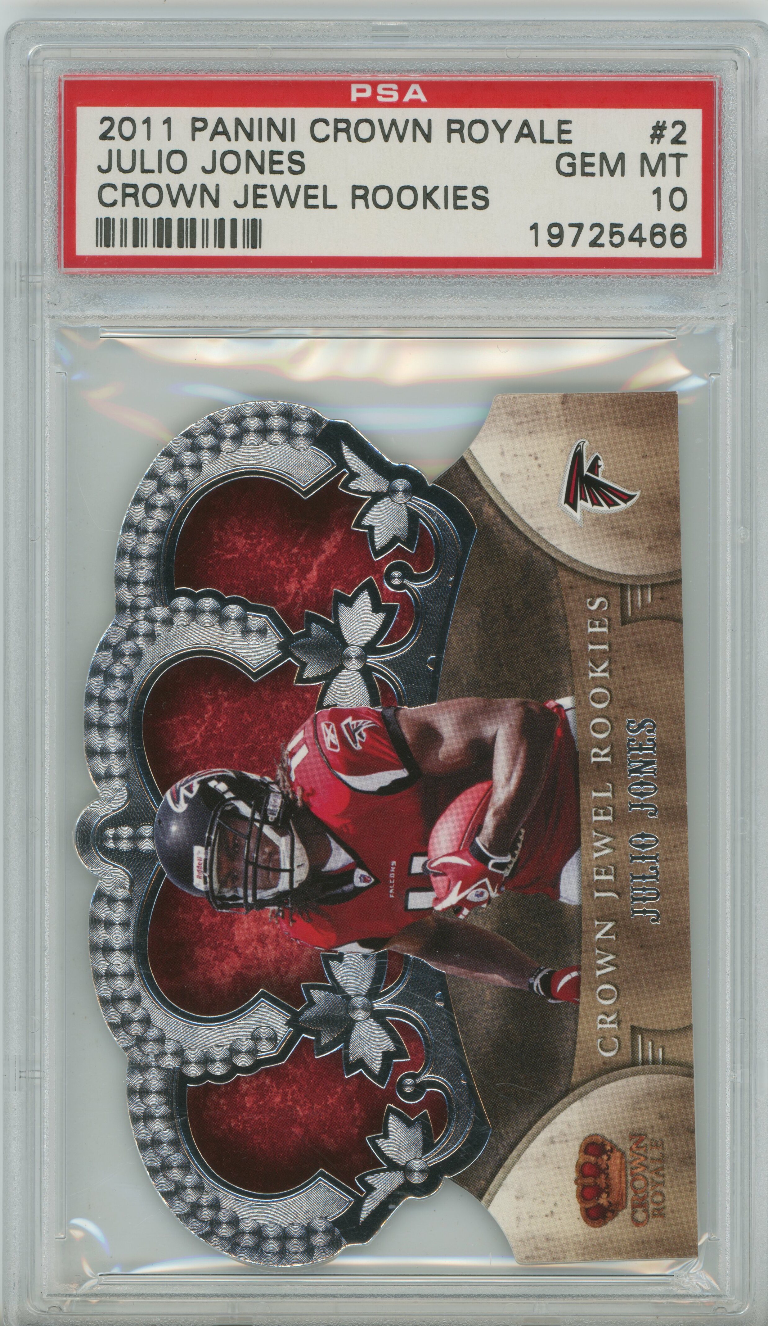 2011 Crown Royale Crown Jewel RC Julio Jones PSA 10