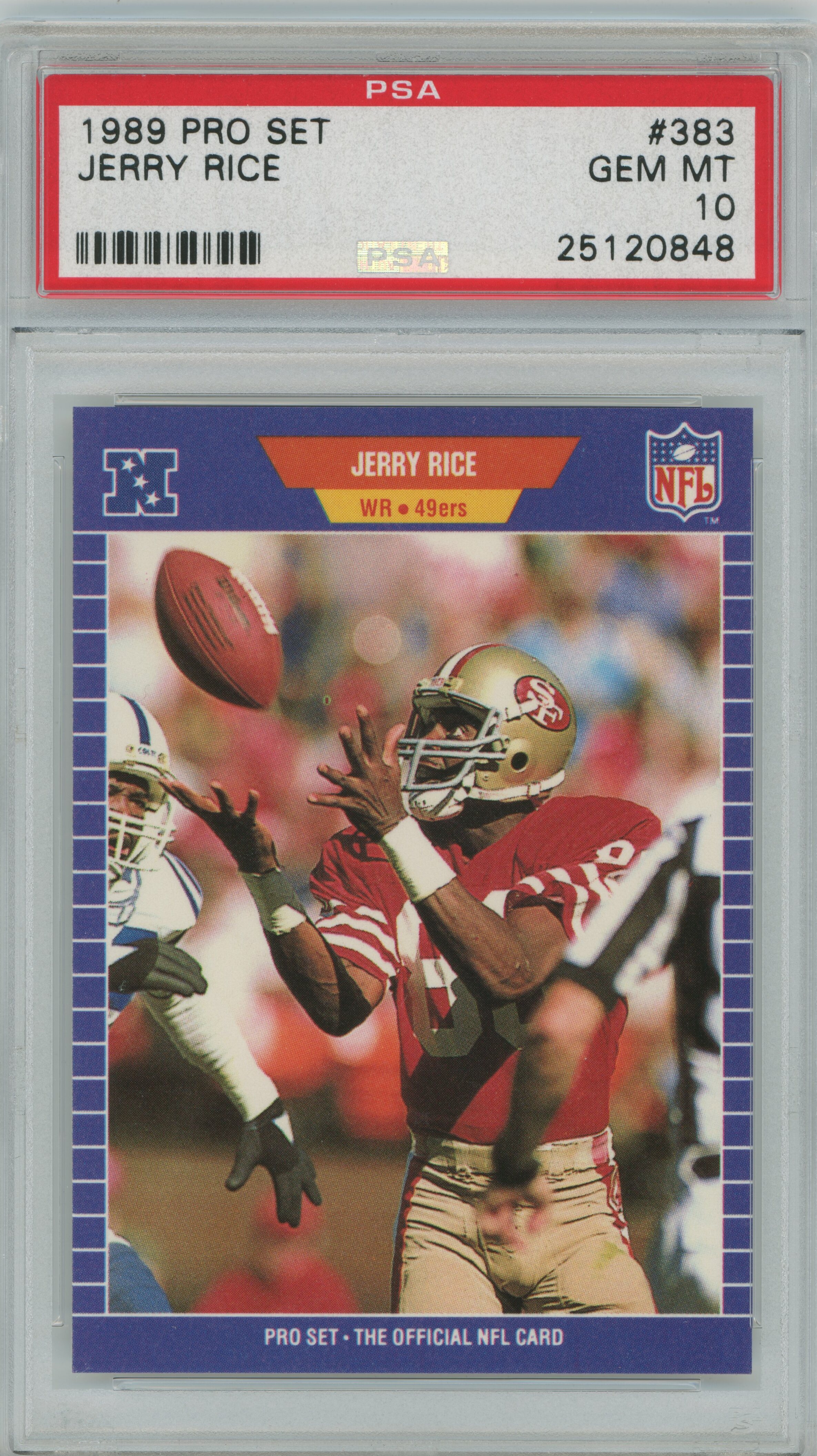 1989 Pro Set Jerry Rice PSA 10