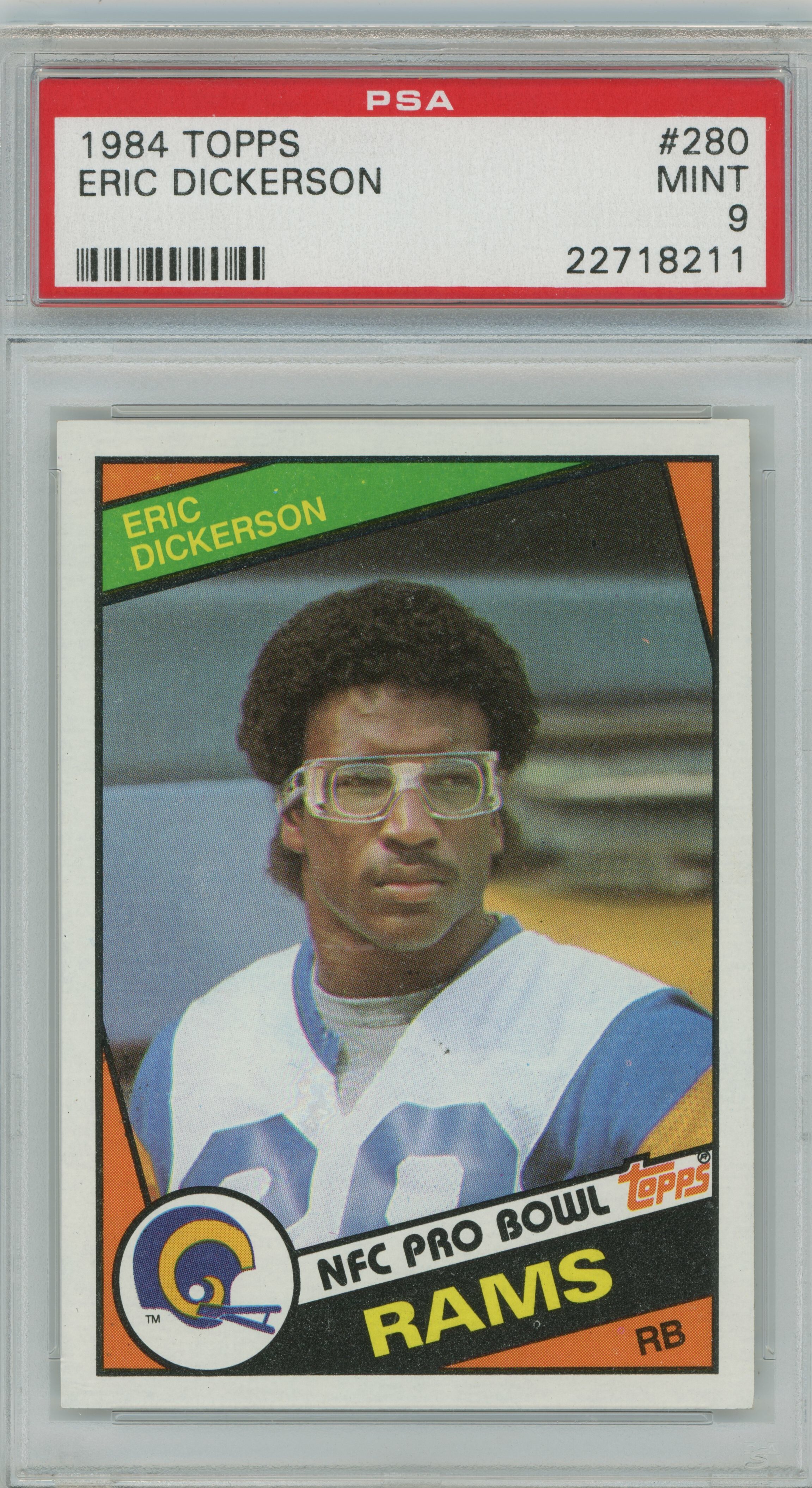 1984 Topps Eric Dickerson PSA 9