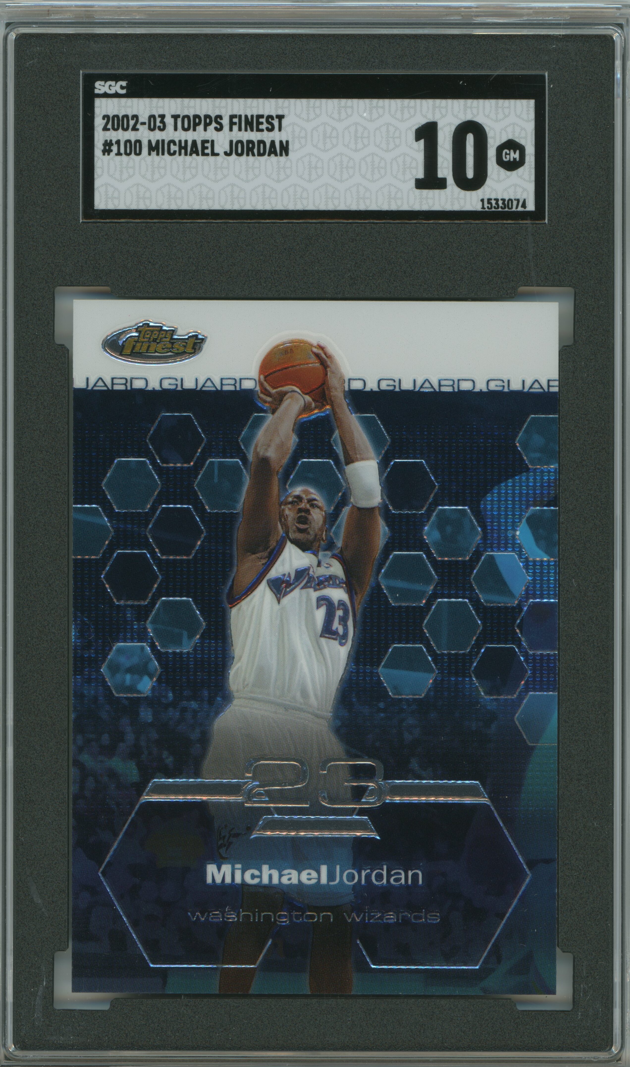 2002-03 Finest Michael Jordan SGC 10