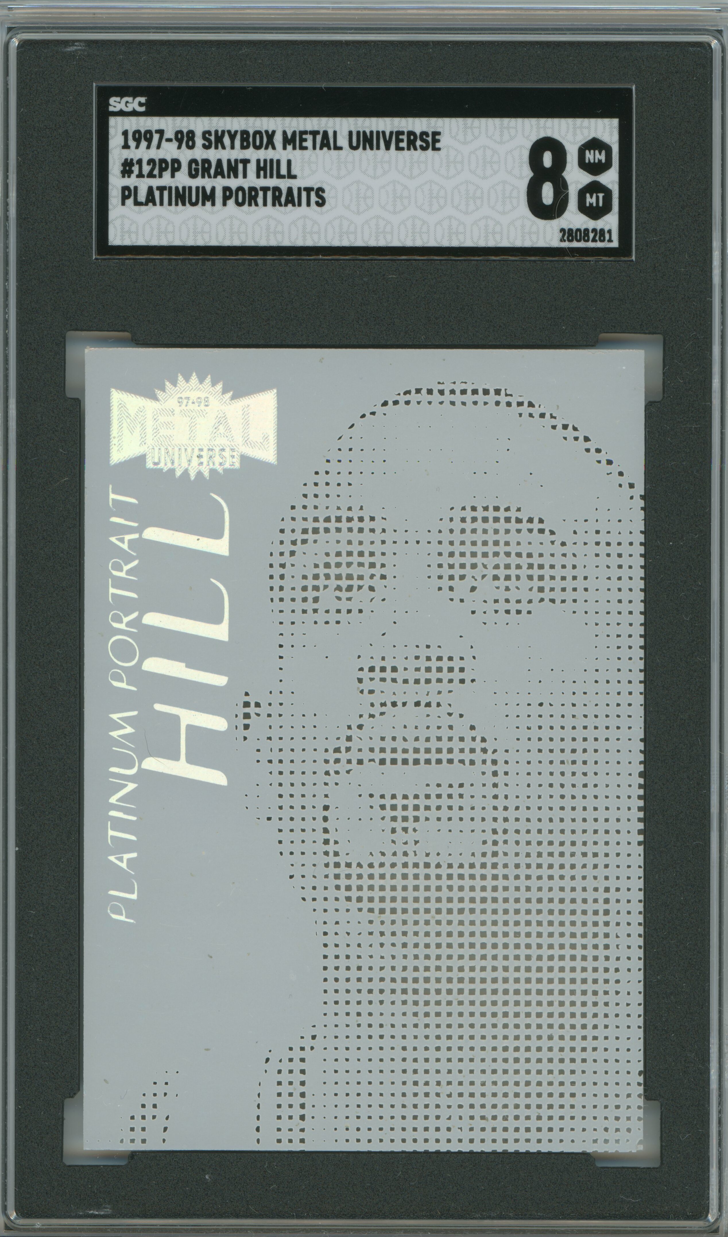 1997-98 Metal Universe Platinum Portraits Grant Hill SGC 8