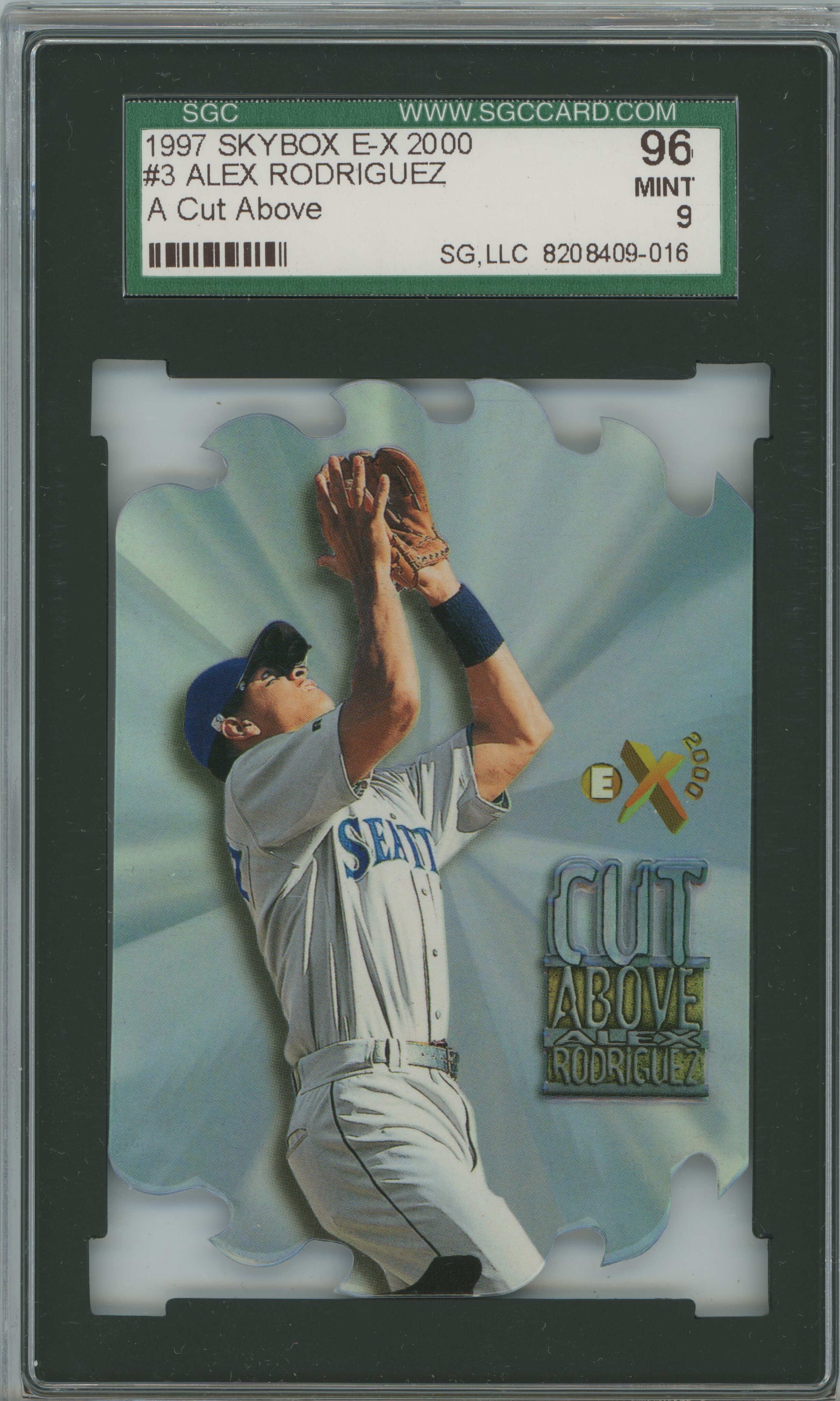 1997 E-X 2000 A Cut Above Alex Rodriguez SGC 9