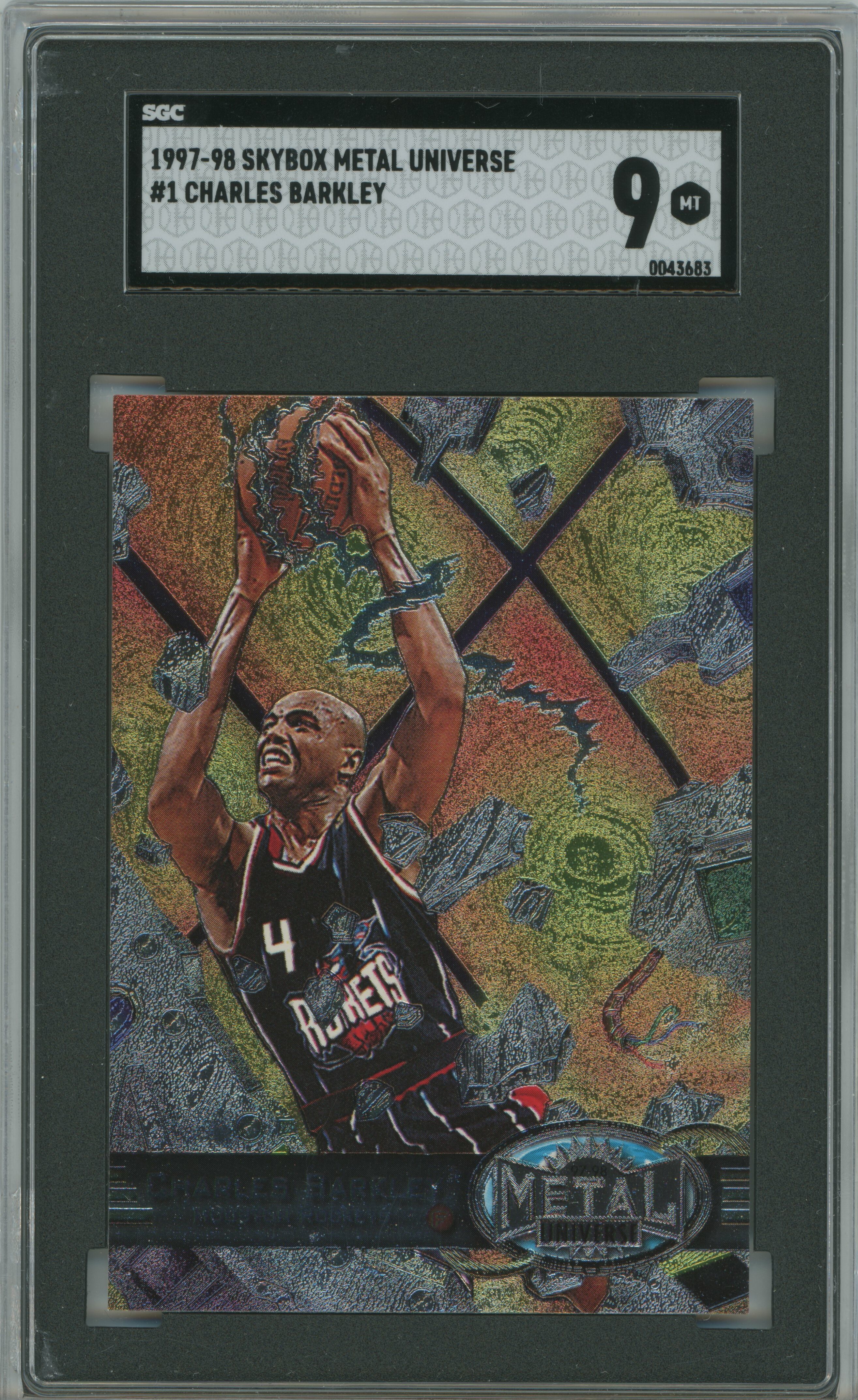 1997-98 Metal Universe Charles Barkley SGC 9
